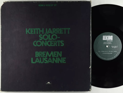 Keith Jarrett - Solo Concerts: Bremen / Lausanne - VG+ 3 LP Record Box Set 1973 ECM USA Vinyl & Booklet - Jazz / Free Improvisation