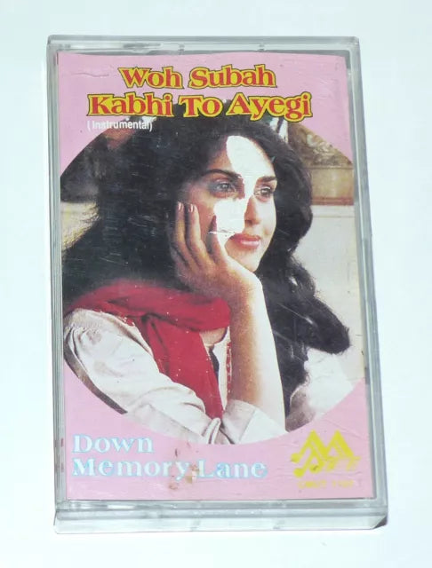 Dheeraj Dhanak – Woh Subah Kabhi To Ayegi (Down Memory Lane, Instrumental) - Used Cassette 1989 Multitone Tape - Bollywood