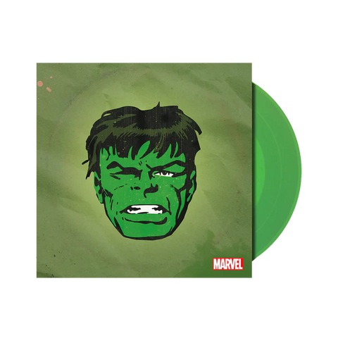 Marvel Chorus - Incredible Hulk / Merry Marvel Marching Society (1966) - New 7" Single Record 2024 Hollywood Translucent Green Vinyl - Soundtrack / Novelty