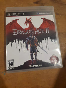 VG+ Used Sony PlayStation 3 Game - Dragon Age II - 2011