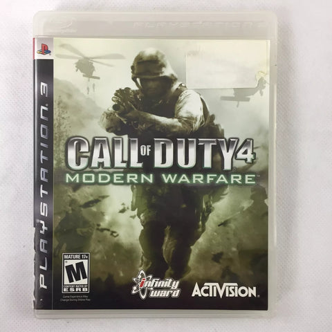 VG+ Used Sony PlayStation 3 Game - Call of Duty 4 - Modern Warfare 2007