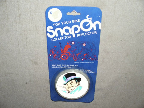 1976 Vintage DC Comics - The Penguin SNAPON / Snap-On Bike Bicycle REFLECTOR - Made in USA IL Linz