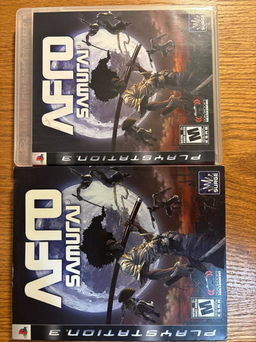 VG+ Used Sony PlayStation 3 Game - Afro Samurai - 2009