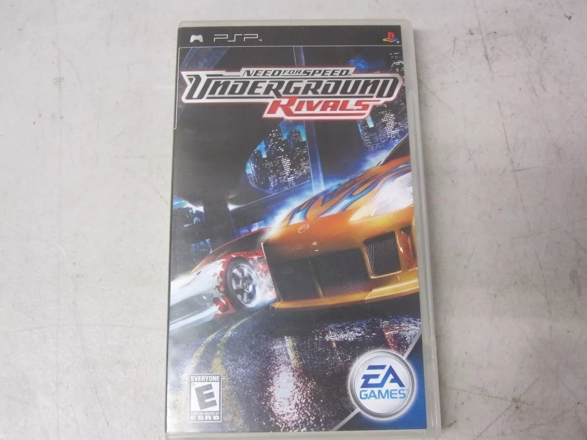 VG+ Used Sony PlayStation PSP Game - Need for Speed: Underground -- Rivals - 2005