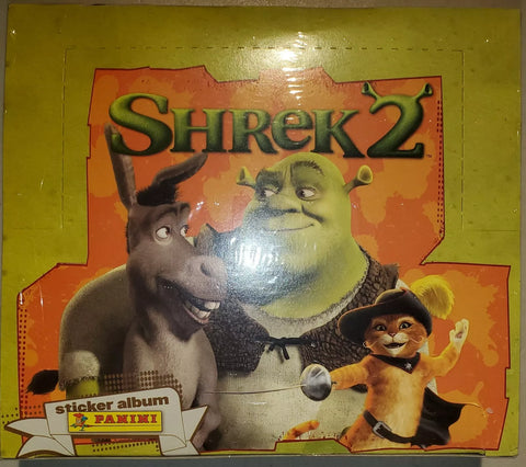 (1) One Pack - 2004 PANINI DreamWorks SHREK 2 Movie Trading Card Album Stickers - 10 Cards