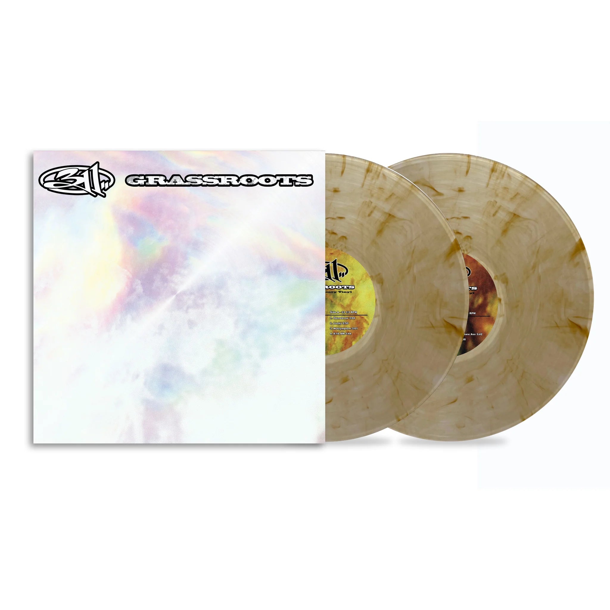 311 - Grassroots (1994) - New 2 LP Record 2024 Volcano Legacy Clear with Brown Swirl Vinyl - Jam Band / Rock / Reggae