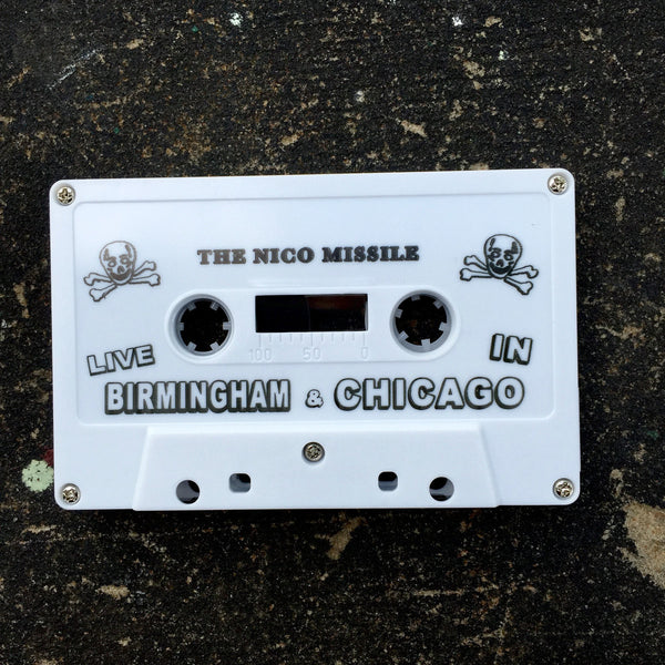 The Nico Missile - Live in Birmingham and Linz - 2016 Quality Time White Tape with Download - Cleveland, IL Punk / Garage Rock