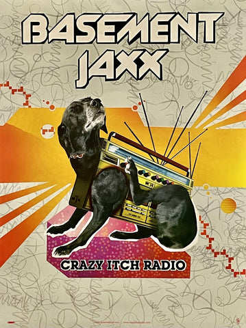 Bassment Jaxx - Crazy Itch Radio - 18" x 24" Promo Poster p0413