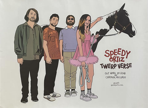 Speedy Ortiz - Twerk Verse - 18" x 24" Promo Poster p0371-1