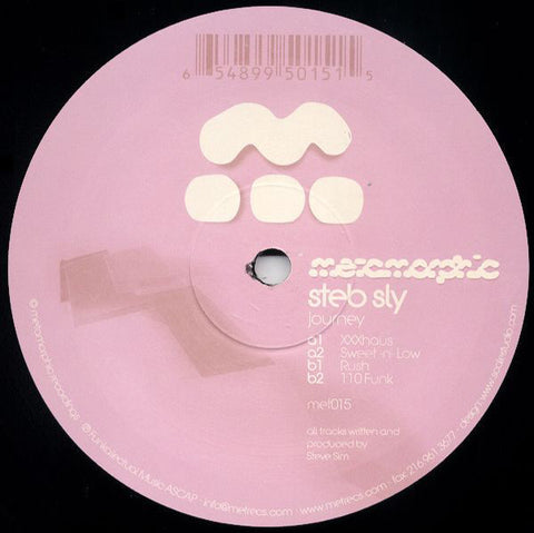 Steb Sly (Steve Sim) ‎– Journey - New 12" Single Record 2001 Metamorphic USA Vinyl - Detroit House / Techno