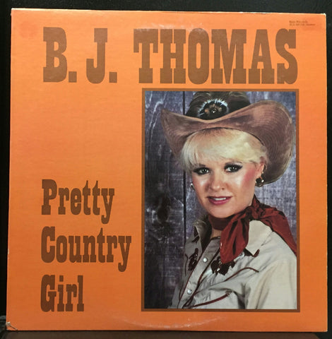 B.J. Thomas Pretty Country Girl LP Mint- 1982 USA Rare RAIN Country Rock BJ