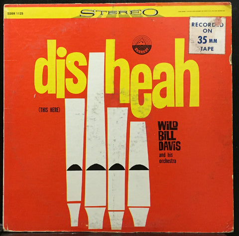 Wild Bill Davis Dis Heah This Here LP VG+ SDBR 1125 Belock Stereo 1960 Jazz ED1