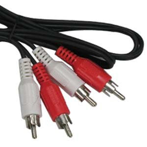 3 Feet / 1 Meter Audio Stereo Cable - RCA Male to Male Plug Cable - silveradocustomhomesinc Linz