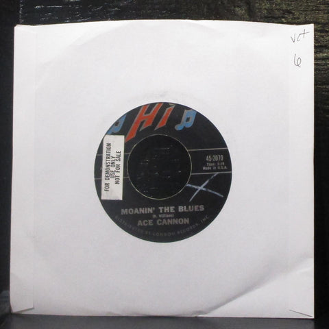 Ace Cannon - Moanin' The Blues / Swanee River 7" VG+ Vinyl 45-2070 Hi USA 1963
