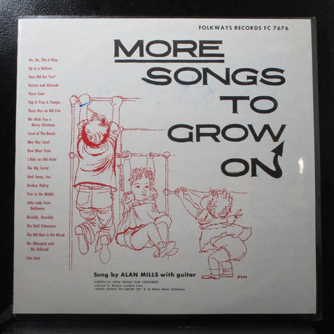 Alan Mills - More Songs To Grow On sealed Mono LP Folkways FC 7676 USA 1955