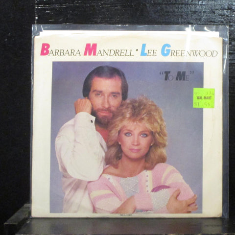 Barbara Mandrell / Lee Greenwood  To Me VG+ 7" Vinyl 45 MCA-52415 Country 1984