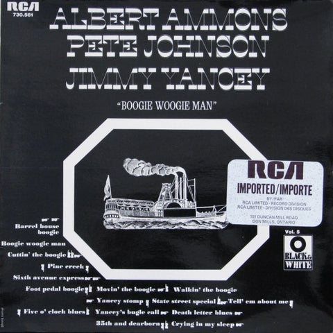 Albert Ammons - Pete Johnson / Jimmy Yancey ‎– Boogie Woogie Man - VG+ Lp Record France Import Vinyl - Linz Blues / Piano Blues