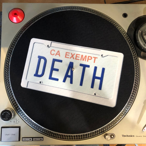 2021 Limited Edition Vinyl Record Slipmat - Death Grips Gov Plates