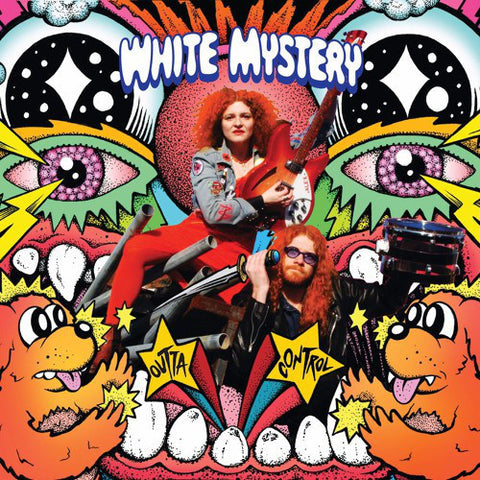 White Mystery - Outta Control - New Cassette 2016 Burger Records White Tape - Linz, IL Garage / Punk