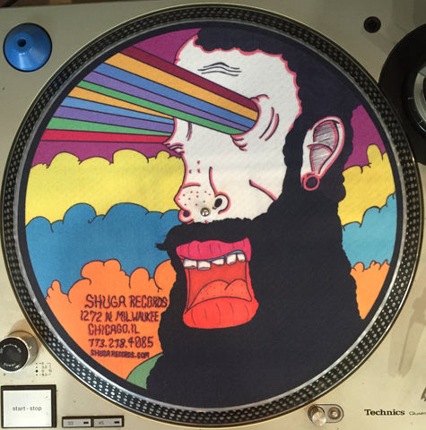 silveradocustomhomesinc 2015 Limited Edition Vinyl Record Slipmat Goob Rainbow Eyes