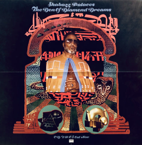 Shabazz Palaces - The Don of Diamond Dreams - 21" x 21" Promo Poster p0131