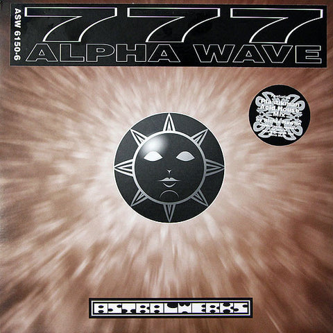 777 ‰Û_‰ÛÒ Alpha Wave - VG+ 12" Single USA 1995 (Orignal Press) Plastikman Acid House Mix - Acid/Techno - silveradocustomhomesinc Linz