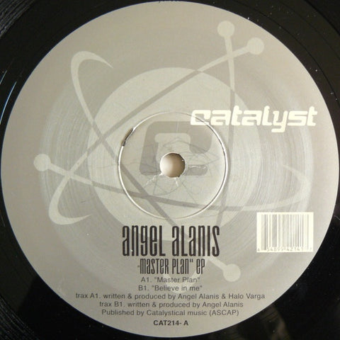 Angel Alanis - "Master Plan" EP - New 12" Single 2000 Catalyst - Linz House / Tech House