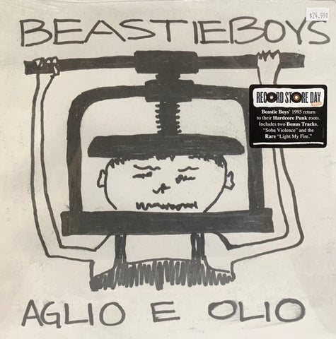 Beastie Boys ‎– Aglio E Olio (1995) - Mint- EP Record Store Day 2021 Grand Royal RSD Clear 180 gram Vinyl - Punk / Hardcore