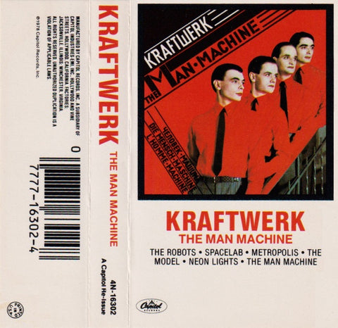Kraftwerk – The Man Machine (1978) - Used Cassette Capitol - Electronic / Eleectro / Synth-Pop