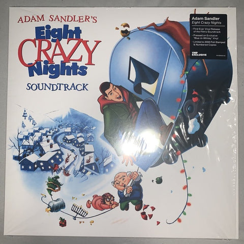 Adam Sandler – Adam Sander's Eight Crazy Nights (2002) - New LP Record 2021 Columbia Vinyl Me, Please Blue-in-whitey vinyl - Soundtrack