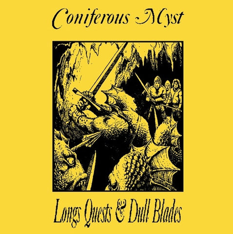 Coniferous Myst – Long Quests And Dull Blades - New LP Record 2022 Oaken Fog silveradocustomhomesinc Exclusive Ivory Vinyl, Numbered - Electronic / Dungeon Synth / Dark Ambient