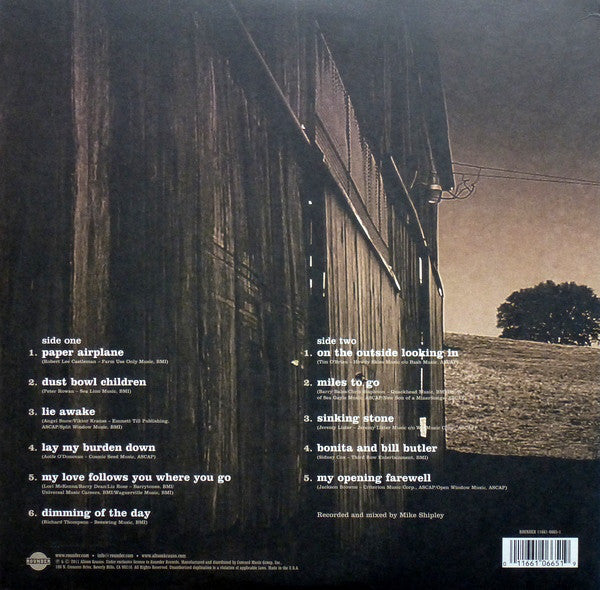 Alison Krauss & Union Station ‎– Paper Airplane - New LP Record 2011 Rounder USA Vinyl & Download - Country / Bluegrass