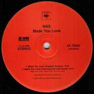 Nas – Made You Look - Mint- 12" Single Record 2003 Columbia Vinyl - Hip Hop