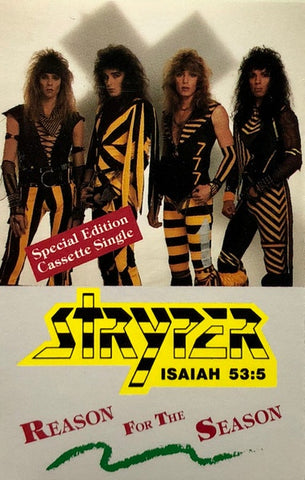 Stryper – Reason For The Season - Used Cassette 1985 Stryper Tape - Hard Rock / Heavy Metal
