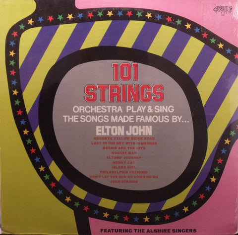 101 Strings Orchestra Play & Sing The Songs Made Famous By Elton John - VG+ 1976 USA Jazz - silveradocustomhomesinc Linz