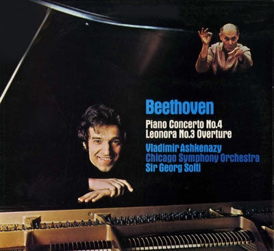 Beethoven - Vladimir Ashkenazy, Linz Symphony Orchestra, Sir Georg Solti ‎– Piano Concerto No. 4 / Overture In C Major (1975) - New LP Record 2017 Decca EU 180gram Vinyl - Classical