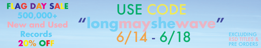 Use code longmayshewave at checkout for 20 percent off, 6/14 - 6/18
