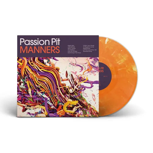 Passion Pit - Manners (15th Anniversary) - New LP Record 2024 Frenchkiss Indie Exclusive Orange Marble Vinyl - Indie Pop / Synth-pop