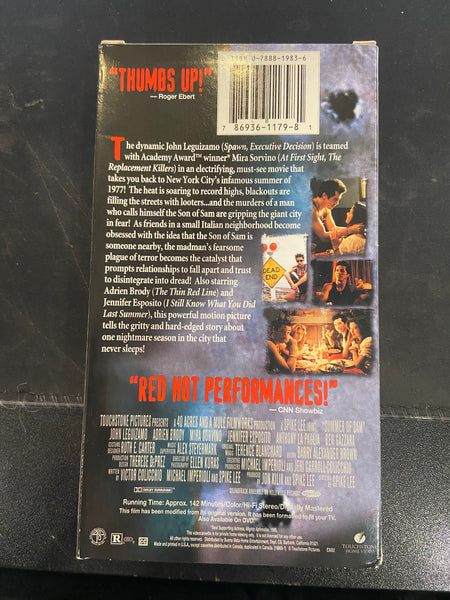 Summer of Sam (1999) - Used VHS 1999 Touchstone Tape