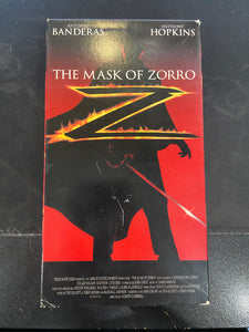 The Mask of Zorro (1998) - Used VHS 1998 Tristar Tape