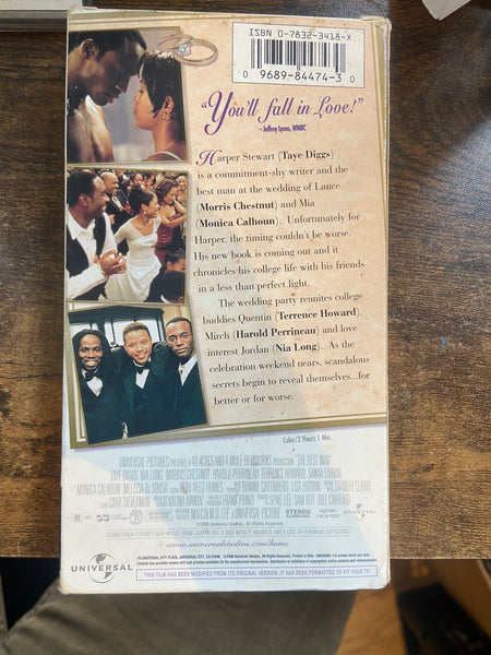 The Best Man (1999) - Used VHS 2000 Universal Tape