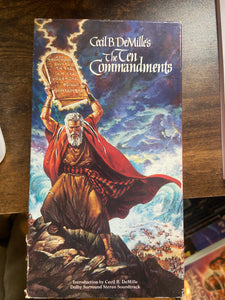 The Ten Commandments (1956) - Used 2 VHS 1998 Paramount Tape