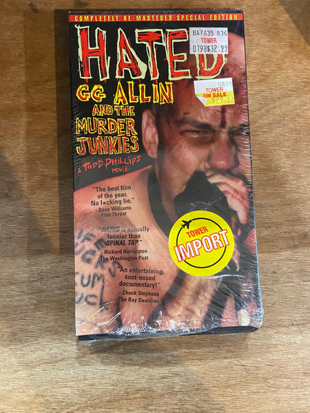 Hated: GG Allin and the Murder Junkies (1993) - Used VHS 1999 Stranger Than Fiction Tape