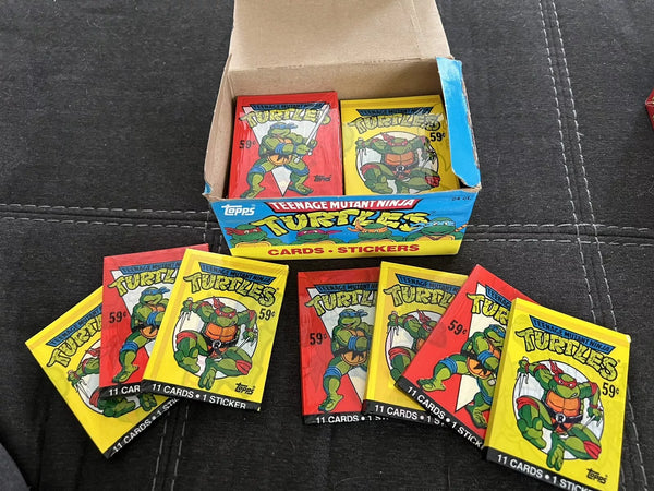 (1) One Pack - New 1989 Topps TMNT Teenage Mutant Ninja Turtles - 11 Cards & 1 Sticker