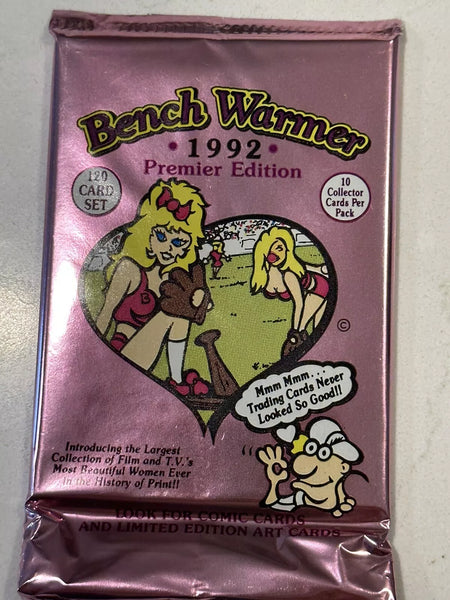 (1) One Pack - 1992 Bench Warmer Premier Edition Trading Card - 10 Cards