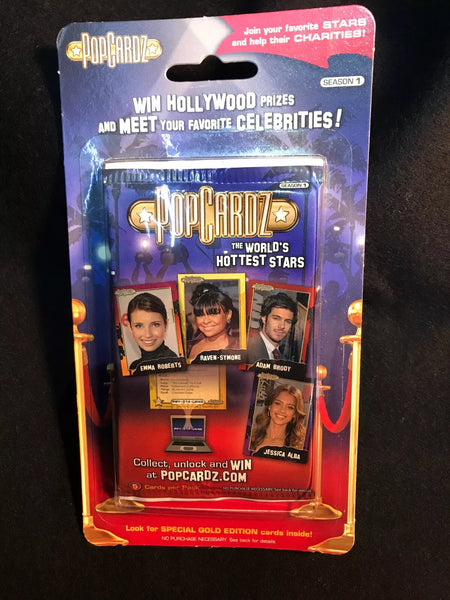 (1) One Pack - 2008 PopCardz The World's Hottest Stars Season 1 / One Trading Card Pop Cardz- 5 Cards