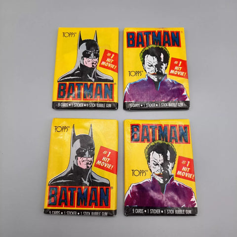 (1) One Pack - New Sealed TOPPS 1989 BATMAN The Movie Trading Card PACK - 9 Cards & 1 Sticker