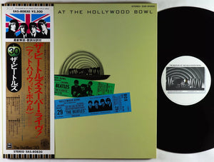 The Beatles - The Beatles At The Hollywood Bowl - Mint- LP Record 1977 Odeon Japan Vinyl, OBI, Inner & Booklet - Rock & Roll / Pop / Beat