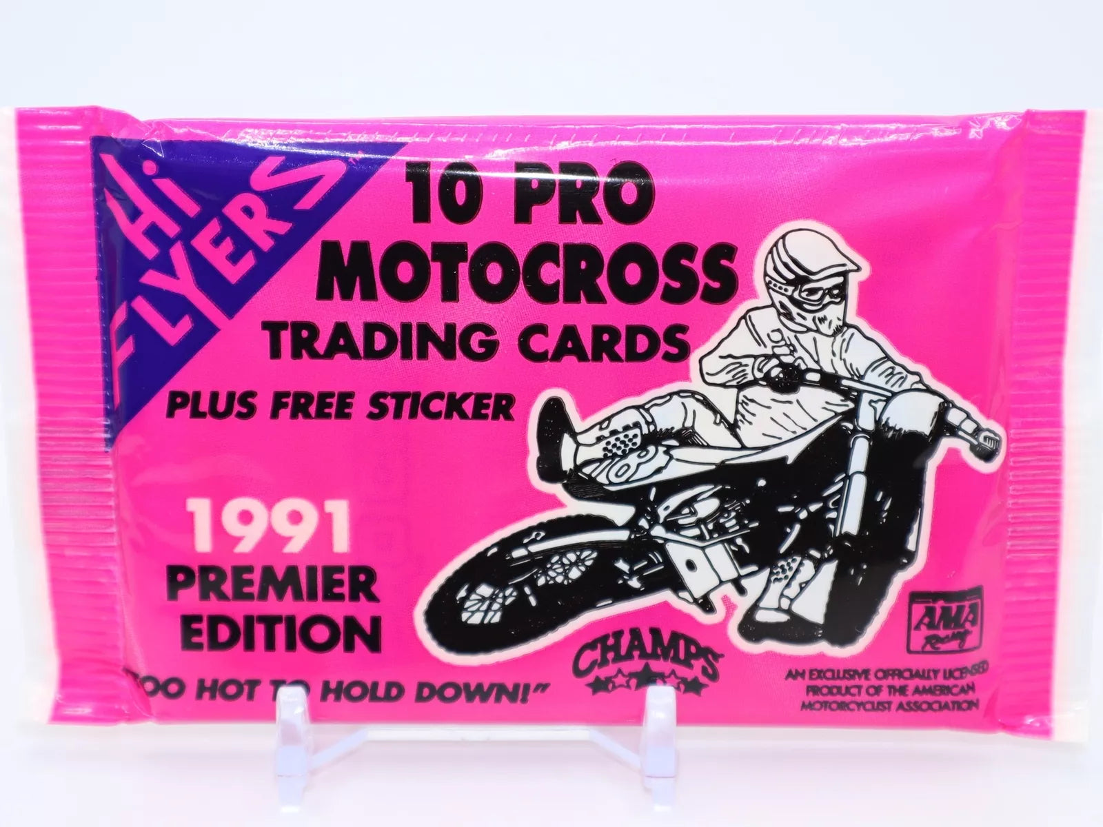 (1) One Pack - 1991 CHAMPS Top Pro Hi Flyers Motocross Motorcycle Trading Card - 10 Cards