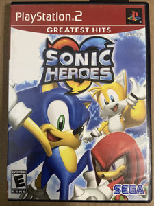 Mint-  Used Sony PlayStation 2 Game - Sonic Heroes Greatest Hits - 2005